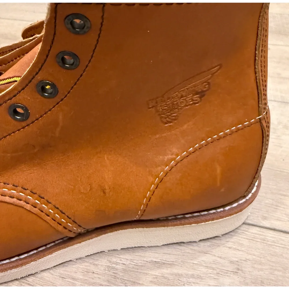NEW RED WING 10875 TRACTION TRED MOC TOE 6-INCH SOFT TOE BOOTS SZ 12 EE E2